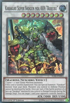 Karakuri Super Shogun mdl 00N "Bureibu" - Ignition Assault (Super Rare) [IGAS-043]