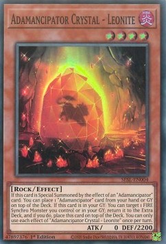 Adamancipator Crystal - Leonite - Secret Slayers (Super Rare) [SESL-004]