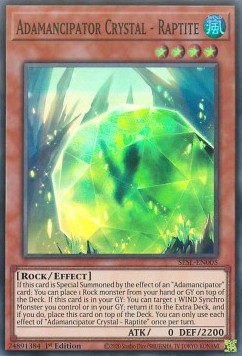 Adamancipator Crystal - Raptite - Secret Slayers (Super Rare) [SESL-005]
