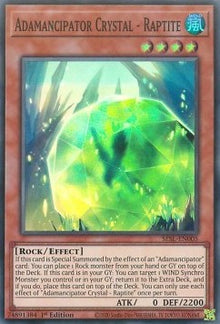 Adamancipator Crystal - Raptite - Secret Slayers (Super Rare) [SESL-005]