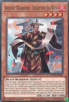 Ancient Warriors - Deceptive Jia Wen - Eternity Code (Common) [ETCO-022]