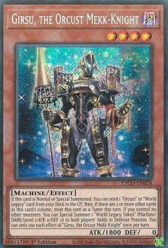 Girsu, the Orcust Mekk-Knight - Eternity Code (Secret Rare) [ETCO-024]