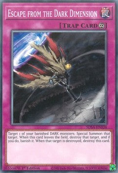Escape from the Dark Dimension - Structure Deck: Sacred Beasts (Common) [SDSA-036]