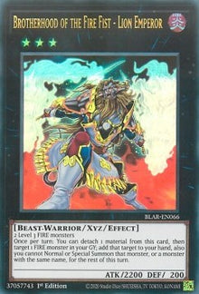 Brotherhood of the Fire Fist - Lion Emperor - Battles of Legend: Armageddon (Ultra Rare) [BLAR-066]