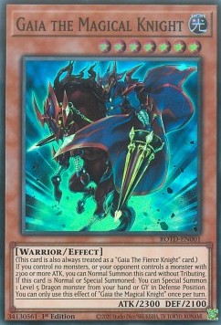 Gaia the Magical Knight - Rise of the Duelist (Super Rare) [ROTD-001]