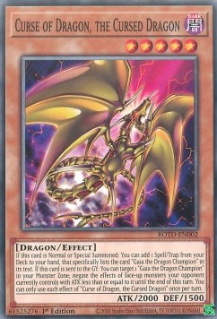 Curse of Dragon, the Cursed Dragon - Rise of the Duelist (Common) [ROTD-002]