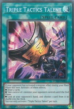 Triple Tactics Talent (V.1 - Secret Rare) - Rise of the Duelist (Secret Rare) [ROTD-062]