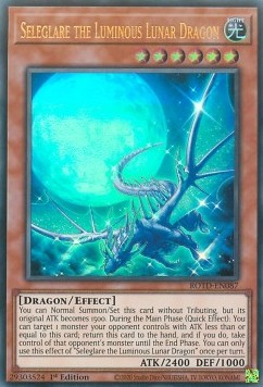 Seleglare the Luminous Lunar Dragon - Rise of the Duelist (Ultra Rare) [ROTD-087]