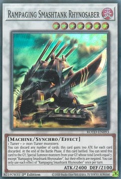 Rampaging Smashtank Rhynosaber - Rise of the Duelist (Super Rare) [ROTD-093]