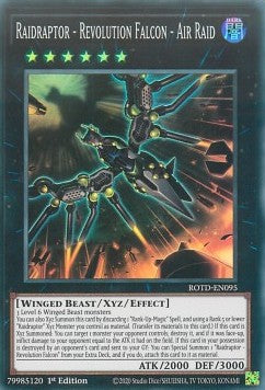 Raidraptor - Revolution Falcon - Air Raid - Rise of the Duelist (Super Rare) [ROTD-095]