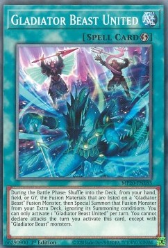 Gladiator Beast United - 2020 Tin of Lost Memories Mega Pack (Common) [MP20-185]