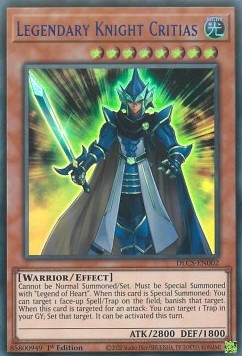 Legendary Knight Critias (V.2 - Ultra Rare) - Dragons of Legend: The Complete Series (Ultra Rare) [DLCS-002]