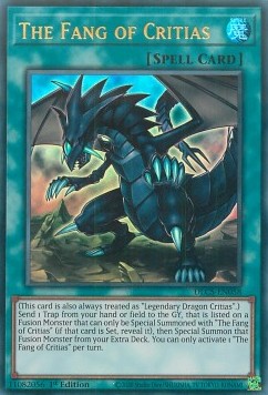 The Fang of Critias (V.1 - Ultra Rare) - Dragons of Legend: The Complete Series (Ultra Rare) [DLCS-058]