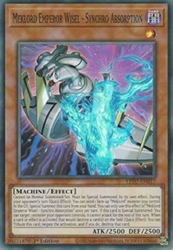 Meklord Emperor Wisel - Synchro Absorption - Legendary Duelists: Rage of Ra (Super Rare) [LED7-017]