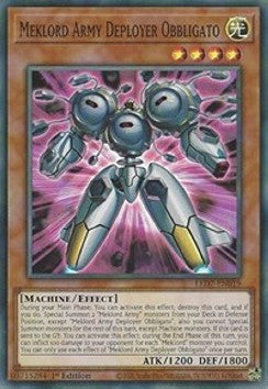 Meklord Army Deployer Obbligato - Legendary Duelists: Rage of Ra (Super Rare) [LED7-019]