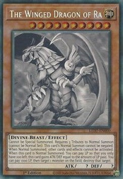 The Winged Dragon of Ra (V.2 - Ghost Rare) - Legendary Duelists: Rage of Ra (Ghost Rare) [LED7-000]