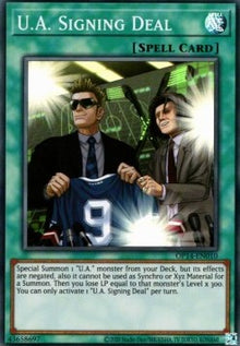 U.A. Signing Deal - OTS Tournament Pack 14 (Super Rare) [OP14-010]