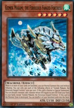 Gizmek Makami, the Ferocious Fanged Fortress - Phantom Rage (Super Rare) [PHRA-022]