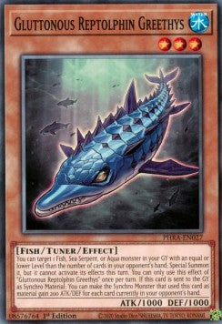 Gluttonous Reptolphin Greethys - Phantom Rage (Common) [PHRA-027]