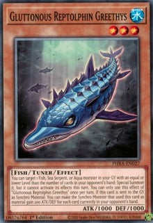 Gluttonous Reptolphin Greethys - Phantom Rage (Common) [PHRA-027]