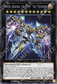 Divine Arsenal AA-ZEUS - Sky Thunder (V.1 - Secret Rare) - Phantom Rage (Secret Rare) [PHRA-045]