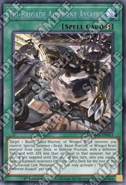 Tri-Brigade Airborne Assault (V.1 - Secret Rare) - Phantom Rage (Secret Rare) [PHRA-053]