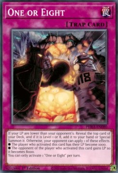One or Eight - Phantom Rage (Common) [PHRA-080]