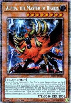 Alpha, the Master of Beasts (V.2 - Starlight Rare) - Phantom Rage (Starlight Rare) [PHRA-023]