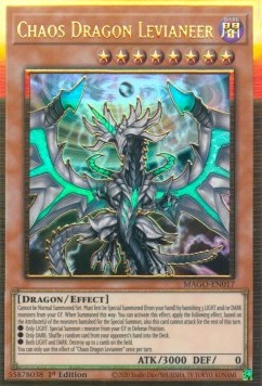 Chaos Dragon Levianeer (V.1 - Premium Gold Rare) - Maximum Gold (Premium Gold Rare) [MAGO-017]