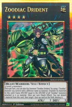 Zoodiac Drident - Maximum Gold (Premium Gold Rare) [MAGO-036]