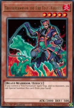 Brotherhood of the Fire Fist - Coyote - Maximum Gold (Rare) [MAGO-072]