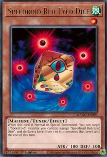 Speedroid Red-Eyed Dice - Maximum Gold (Rare) [MAGO-099]