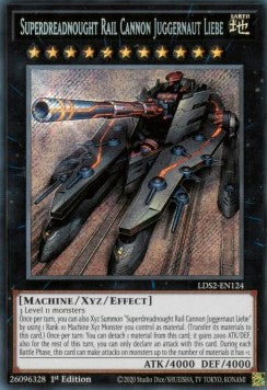 Superdreadnought Rail Cannon Juggernaut Liebe - Legendary Duelists: Season 2 (Secret Rare) [LDS2-124]