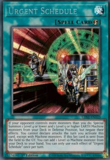 Urgent Schedule - Legendary Duelists: Season 2 (Secret Rare) [LDS2-125]