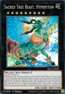 Sacred Tree Beast, Hyperyton - Blazing Vortex (Super Rare) [BLVO-047]