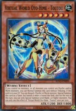 Virtual World Oto-Hime - Toutou - Blazing Vortex (Super Rare) [BLVO-099]