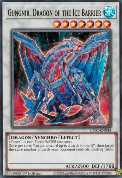 Gungnir, Dragon of the Ice Barrier - Structure Deck: Freezing Chains (Super Rare) [SDFC-044]
