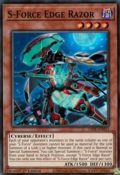 S-Force Edge Razor - Lightning Overdrive (Super Rare) [LIOV-015]