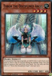 Thron the Disciplined Angel - Lightning Overdrive (Super Rare) [LIOV-082]