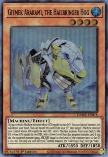 Gizmek Arakami, the Hailbringer Hog - Dawn of Majesty (Super Rare) [DAMA-018]