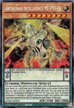 Antihuman Intelligence ME-PSY-YA (V.1 - Secret Rare) - Dawn of Majesty (Secret Rare) [DAMA-024]