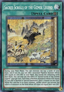 Sacred Scrolls of the Gizmek Legend - Dawn of Majesty (Secret Rare) [DAMA-060]