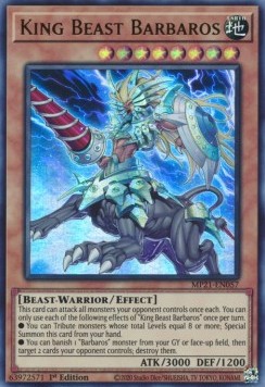 King Beast Barbaros - 2021 Tin of Ancient Battles (Ultra Rare) [MP21-057]