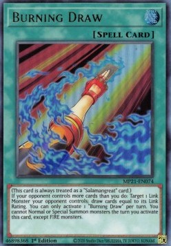 Burning Draw - 2021 Tin of Ancient Battles (Ultra Rare) [MP21-074]