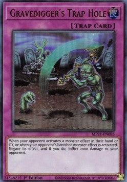 Gravedigger's Trap Hole - 2021 Tin of Ancient Battles (Ultra Rare) [MP21-086]