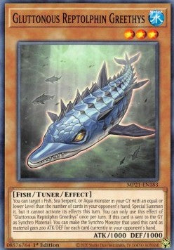 Gluttonous Reptolphin Greethys - 2021 Tin of Ancient Battles (Common) [MP21-183]
