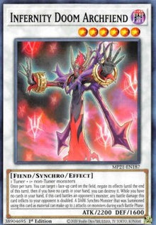 Infernity Doom Archfiend - 2021 Tin of Ancient Battles (Common) [MP21-187]