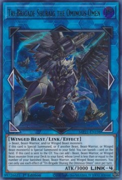 Tri-Brigade Shuraig the Ominous Omen - 2021 Tin of Ancient Battles (Ultra Rare) [MP21-198]