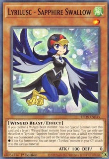 Lyrilusc - Sapphire Swallow - Legendary Duelists: Synchro Storm (Common) [LED8-043]