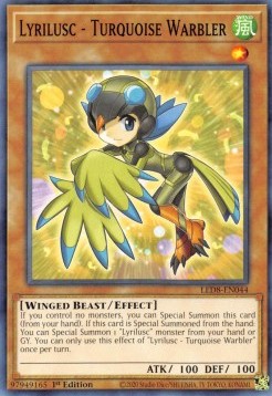 Lyrilusc - Turquoise Warbler - Legendary Duelists: Synchro Storm (Common) [LED8-044]